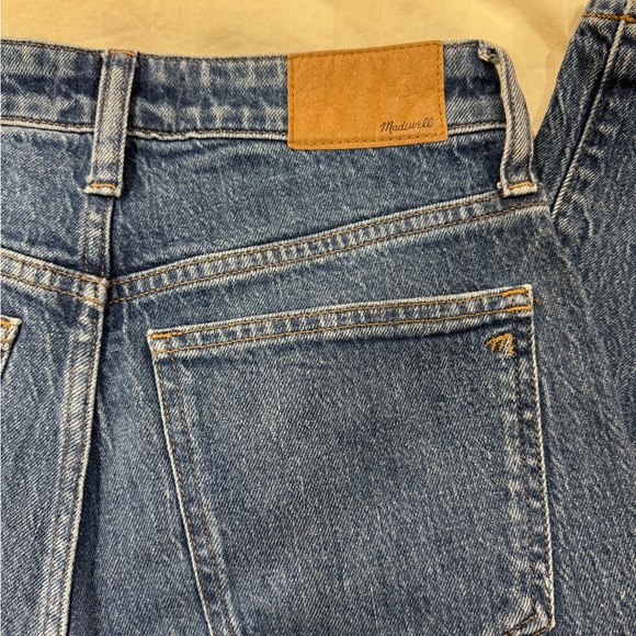 Madewell Classic Blue Straight Leg Jeans - Picture 3 of 5